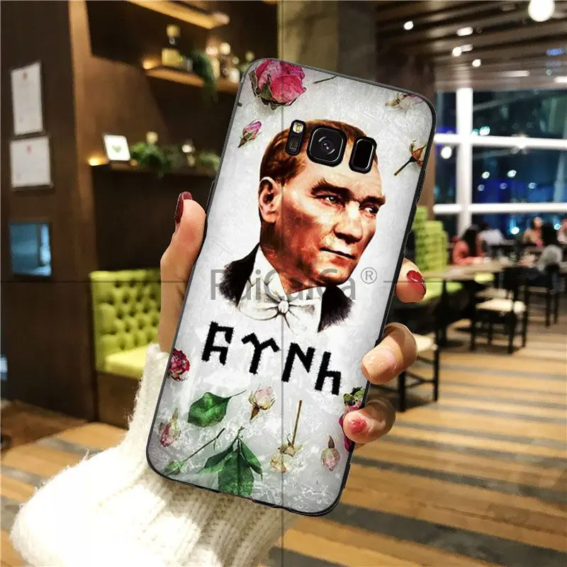 Ruicaica Турция Mustafa kemale Ataturk Топ детальный популярный чехол для сотового телефона
