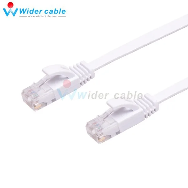 10 м 15 полный медный фотокабель 8P8C плоский кабель CAT6 Ethernet Lan белый цвет|ethernet lan cable|lan