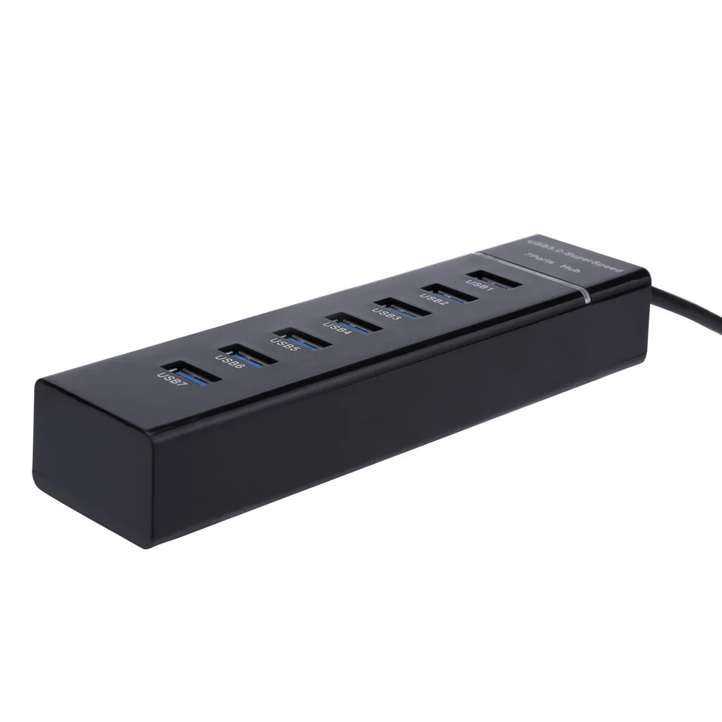USB концентратор CARPRIE 7 портов 5 Гбит/с со светодиодной индикацией|USB-хабы| |