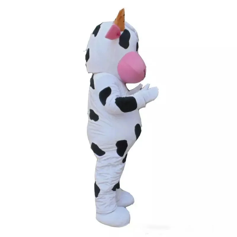 

cartoon high quality bull cow Mascot costume Christmas, Halloween EMS Free shipping