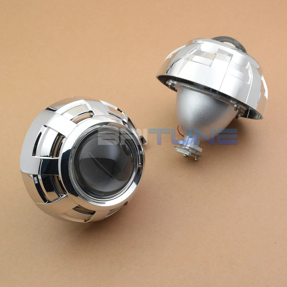 Би-ксенон HID проектор фары линзы обновление 3,0 ''Супер H1 ксеноновые линзы для H7 H4 автомобильные аксессуары модифицированный DIY Стиль LHD RHD