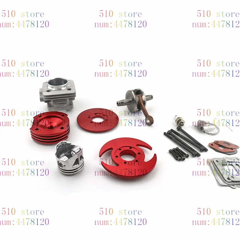newest 44mm Cylinder Big Bore 3 grooves red Kit Crankshaft Gasket Set For 47cc 49cc Mini Dirt ATV Pocket Bikes | Автомобили и