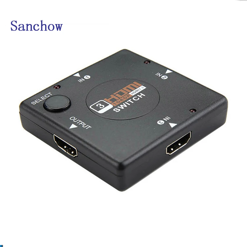 Sanchow 3 Порты Вход 1 из авто hdmi переключатель кабель концентратор Splitter Box и разъёмы
