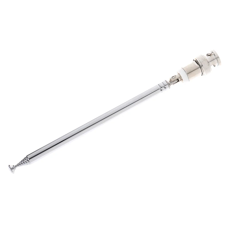 1 шт. телескопическая антенна 180 градусов из нержавеющей стали разъем BNC 650 мм