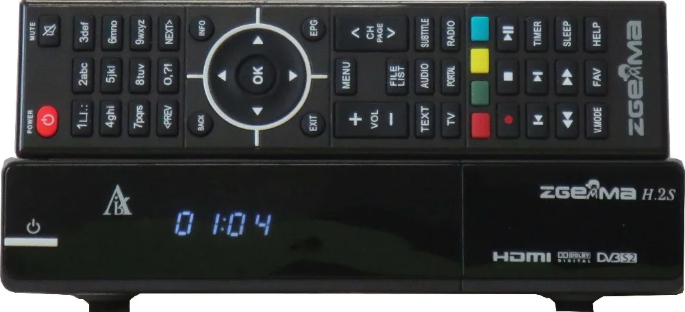 2 шт./лот Новый Zgemma H.2S Linux Спутниковый ресивер * DVB-S2 низкая стоимость телеприставке