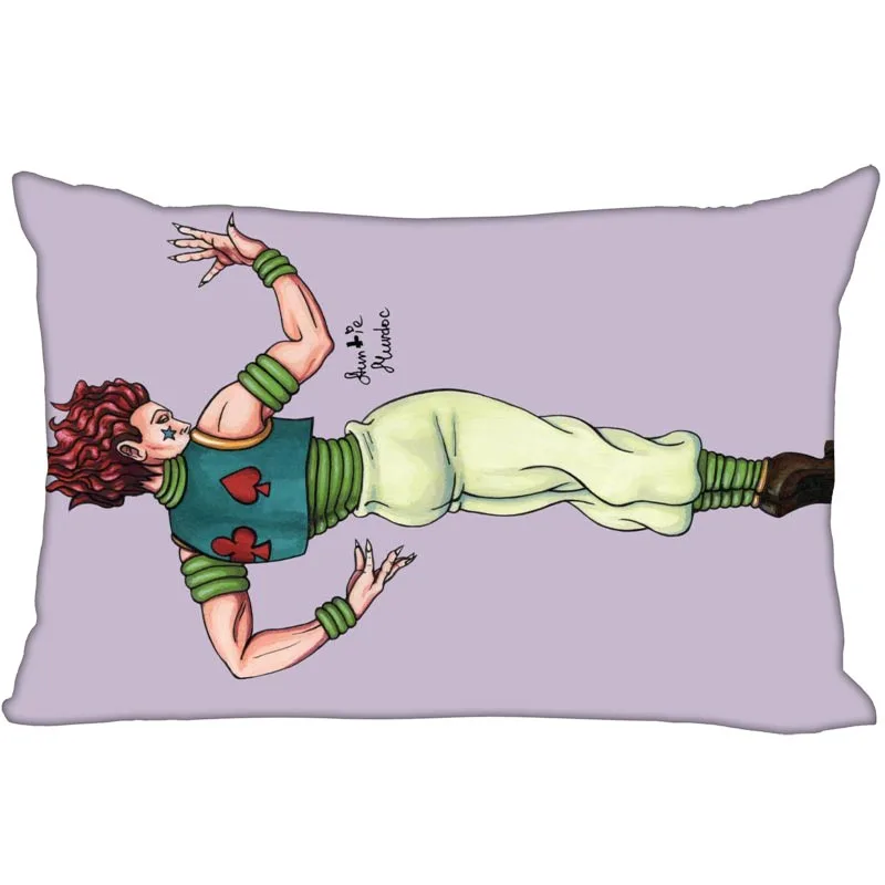 Наволочка на заказ HUNTER×HUNTER Hisoka 35X45 см, недорогая наволочка для отдыха с принтом в виде одной стороны, забавная прямоугольная наволочка в винтажном стиле - Цвет: 2