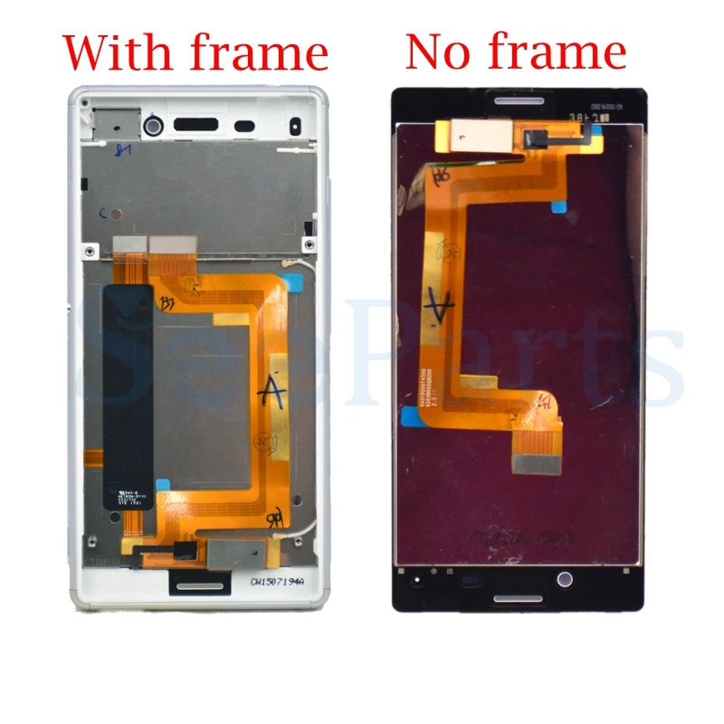 Мобильный ЖК-дисплей для sony Xperia M4 ЖК-дисплей кодирующий преобразователь сенсорного экрана в сборе рамка E2303 E2333 E2353 для 5," sony M4 Aqua lcd