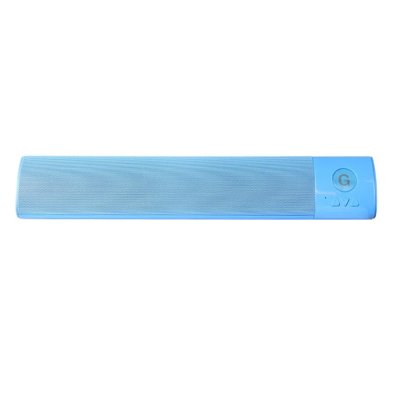 Blue LEORY WM13 Беспроводной Soudbar дома Театр Мини bluetooth Динамик Портативный 1500 мА/ч, 3D стерео объемный MP3 аудио Динамик - Цвет: Blue