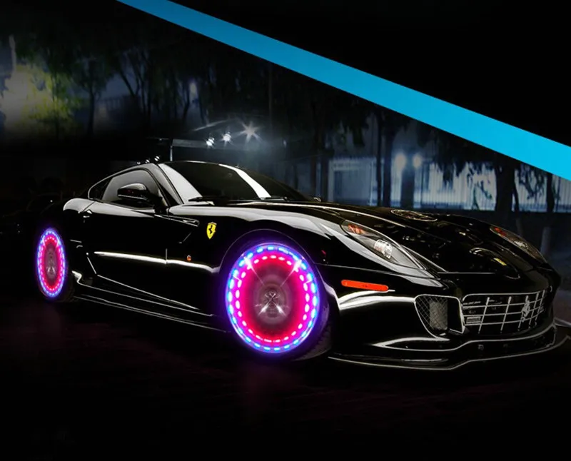 Автомобильные аксессуары воздушный клапан автомобильной шины светодиодная