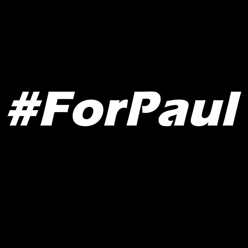 12 7 см * 1 9 для виниловых стикеров Paul Wolaker Fast And Furious Стайлинг автомобиля стикер