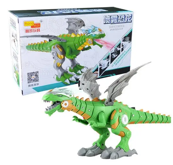 Электрические интерактивные игрушки динозавров: говорящий и ходячий Огненный