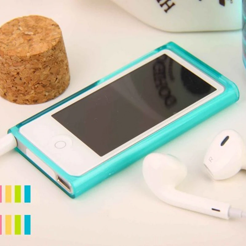 Case for Ipod Nano 7 Cover Candy Color Soft TPU Silicone Case for Apple iPod Nano 7 7th generation Case