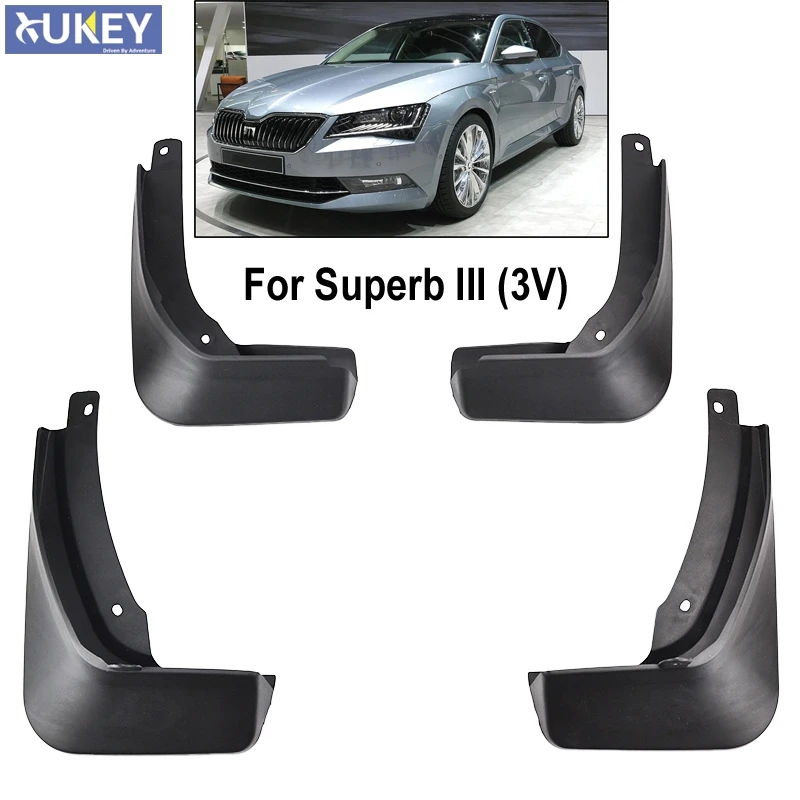 4x набор брызговиков литой автомобиль брызговики крыло для Skoda Superb III 3V 2016 2018