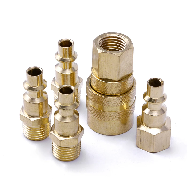 5 шт. латунные быстроразъемные соединители 1/4 дюйма|connector fittings|brass fittings nptnpt 1 |