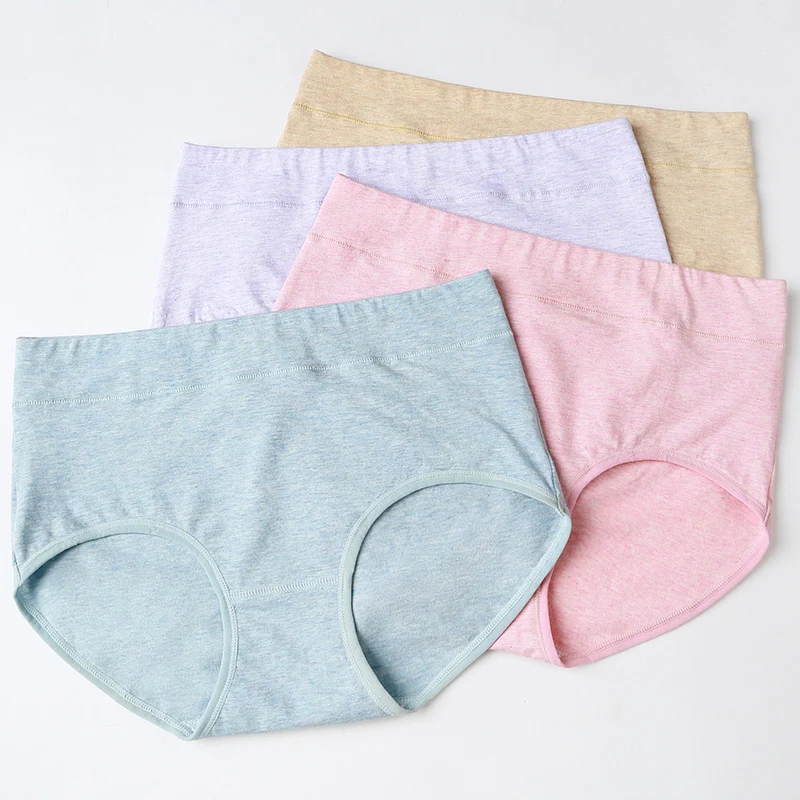 UIECOE4Pcs/Лот контрольные трусики Бесшовные женские трусы для похудения со средней