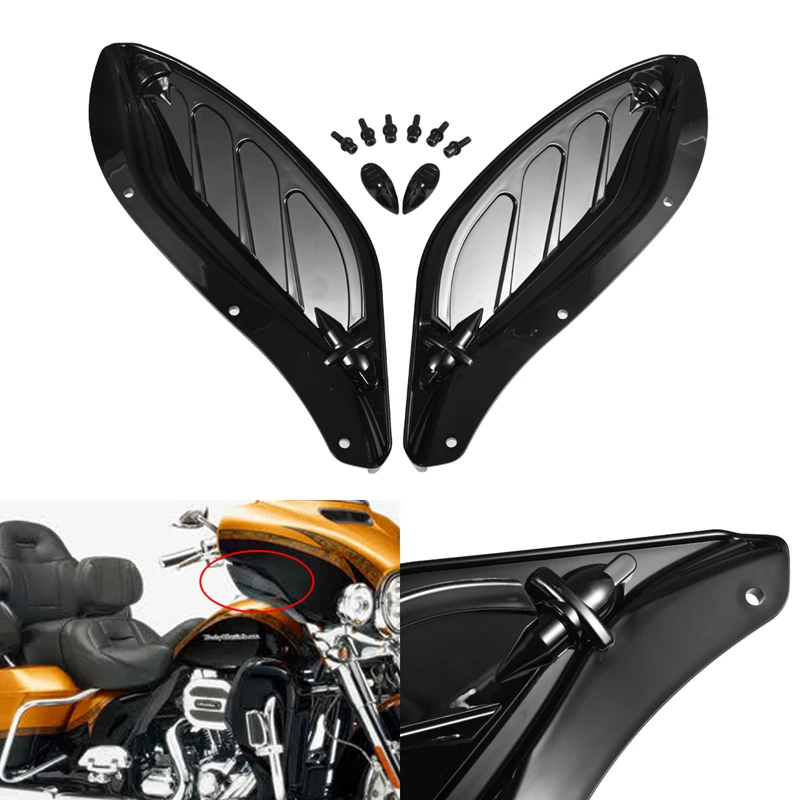Регулируемое воздушное боковое крыло для мотоцикла дефлектор Harley Touring 96 13