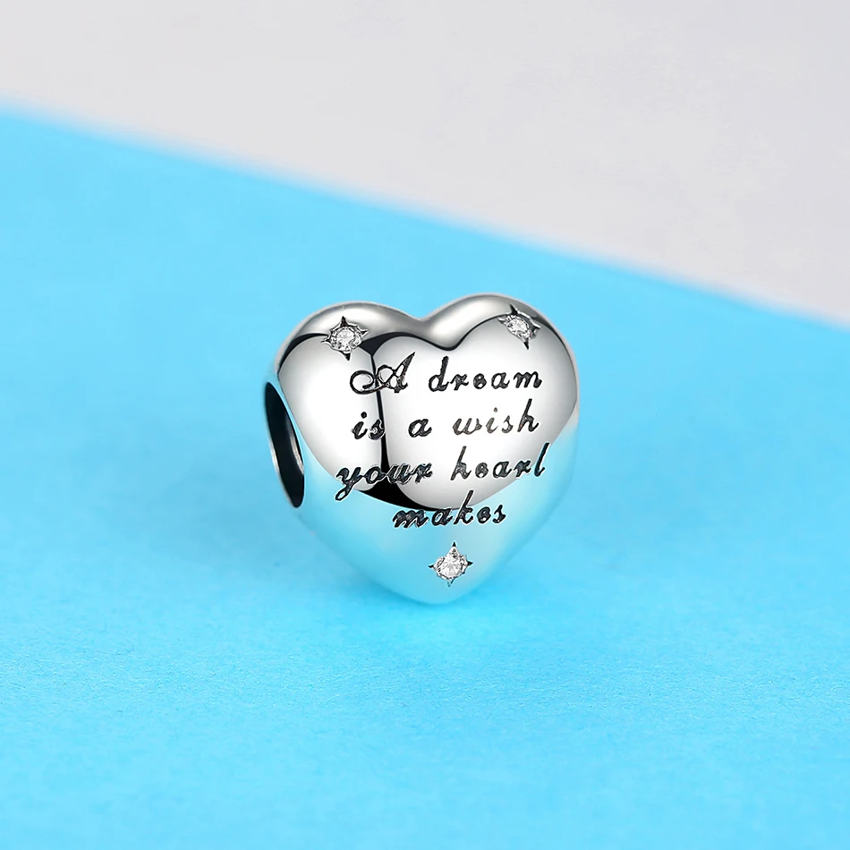 Новые модные колько Forever Love Сердце Бусины 925 стерлингового серебра бусины