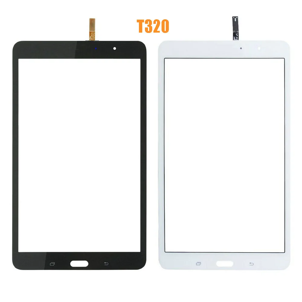 Черный/белый для Samsung Galaxy Tab Pro 8 4 SM T320 T321 T325 внешнее стекло сенсорный экран