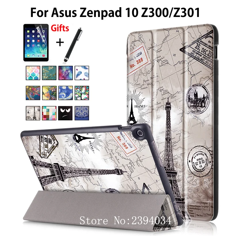 Чехол для ASUS Zenpad 10 Z301MLF Z301ML Z301 1 дюйма чехол подставка планшета Asus Z300CL Z300C Z300m +