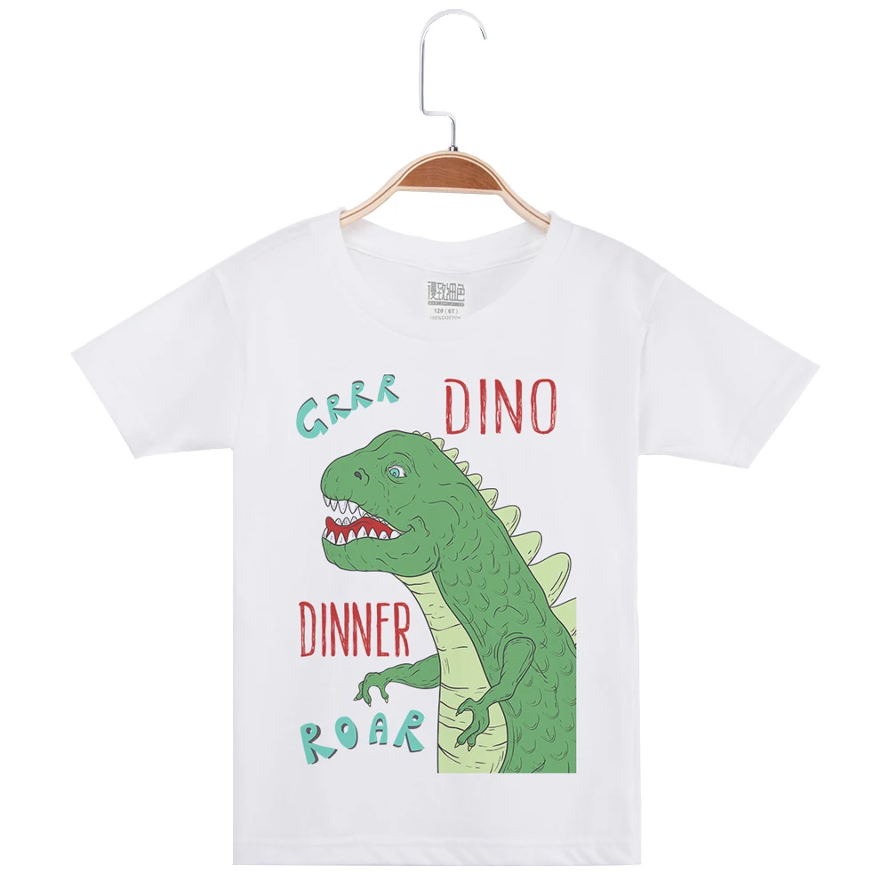 

Hot Sale Hipster Boys T Shirts Children Clothing Boy Tshirt Cotton Tshirts Kids Funny Dinosaur/Giraffe Printing Half Sleeve Tees