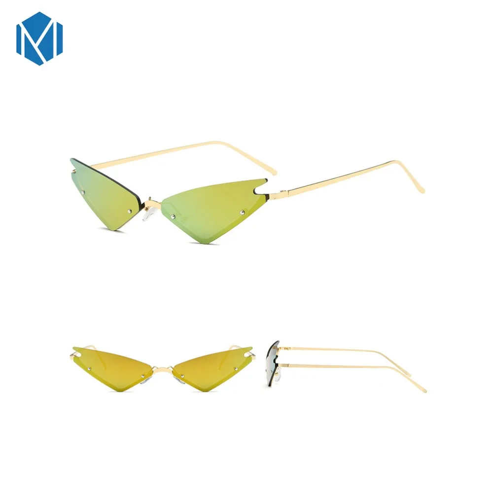 INS/горячая распродажа женские солнцезащитные очки в маленькой оправе с кошачьими