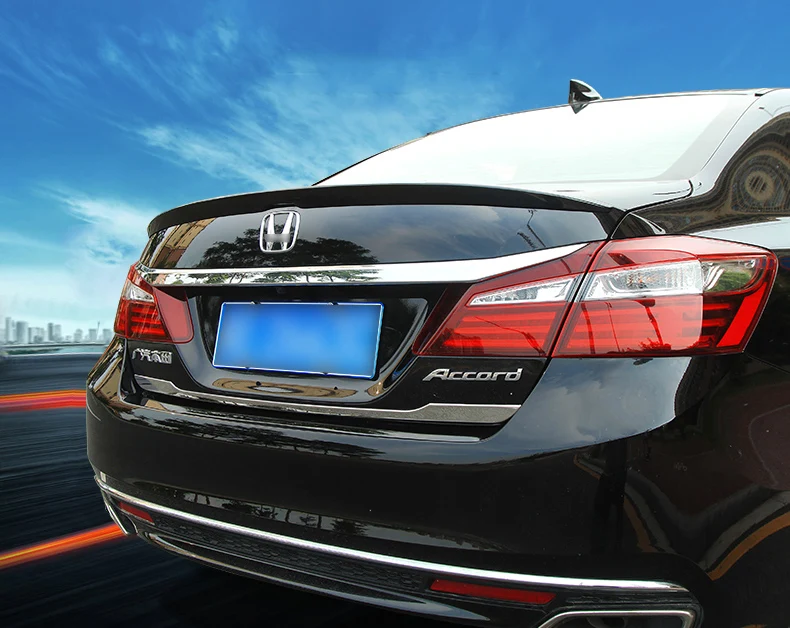 Lsrtw2017 abs автомобиля задний спойлер для honda accord 2012 2013 9th accord
