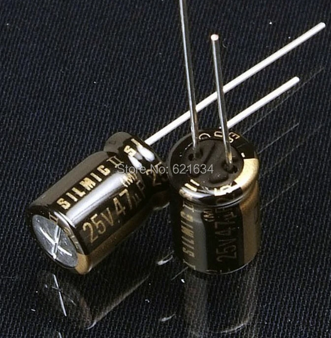 50 шт. аудио конденсатор ELNA 47 мкФ 25V SILMIC II RFS Новые Hi-Fi крышки бесплатная доставка |