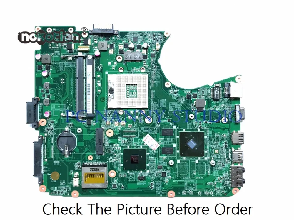Материнская плата PANANNY для ноутбука TOSHIBA SATELLITE L750 L755 A000080910 DABLGDMB8D0 HM55 DDR3 W/ GT310M