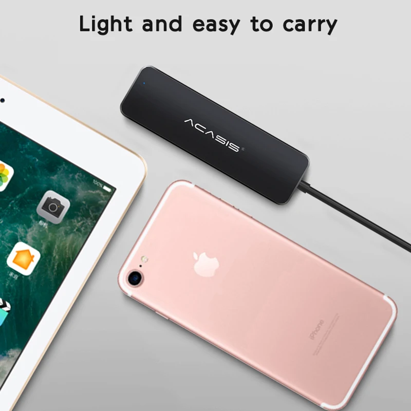 Acasis USB 3 0 концентратор 4 порта Внешний usb-разветвитель 2 с микро-концентратор порт