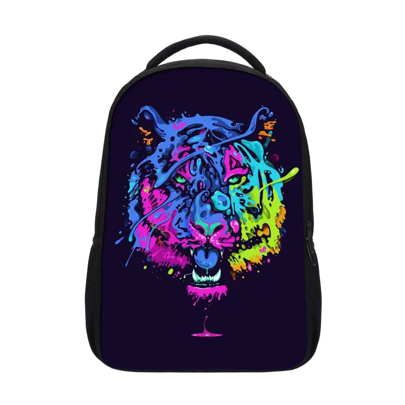 Хайнс Eagle бренда рюкзак для Для мужчин женщин Мода Тигр Печать 3D сумка дорожная