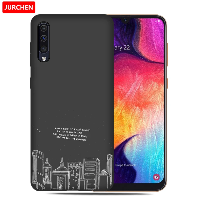 Чехол JURCHEN для телефона Samsung Galaxy A50 мягкий силиконовый чехол из ТПУ с 3D рисунком