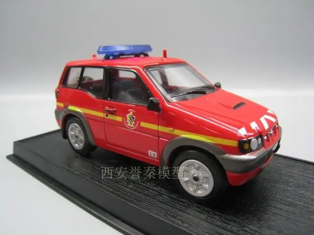 AMER 1/43 Scale 2004 Terrano II Франция пожарная машина литая металлическая модель автомобиля