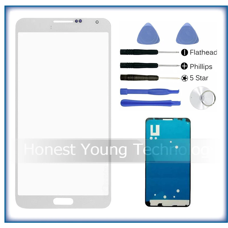 Черный белый цвет для Samsung Galaxy Note4 Note 4 N910 N9100 сенсорный дигитайзер передняя