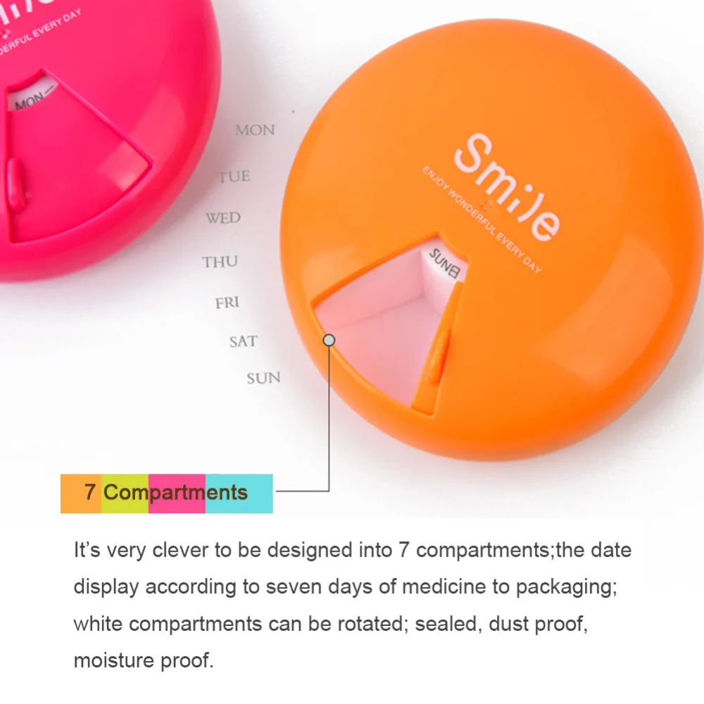 Новые оригинальные часы с вращающимся таблетки коробка чехол Коробка органайзер