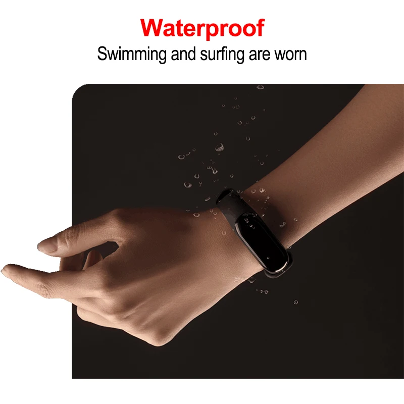 Умный Браслет M3 Plus фитнес-трекер цветной сенсорный экран пульсометр |