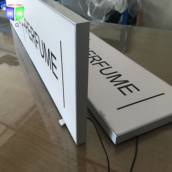 Настенный тонкий светодиодный световой короб с рамкой для показа рекламы|advertising