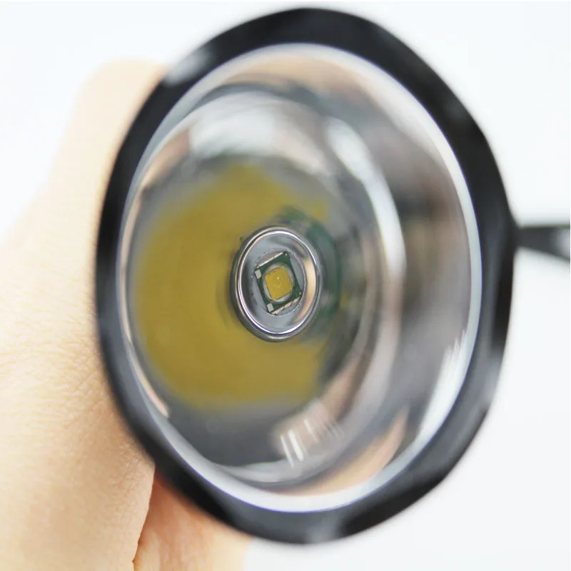 U-F C8 1xcree XM-L 3000 K-3500 K теплый белый 1300lm SMO/OP светодиодный фонарик(1x18650