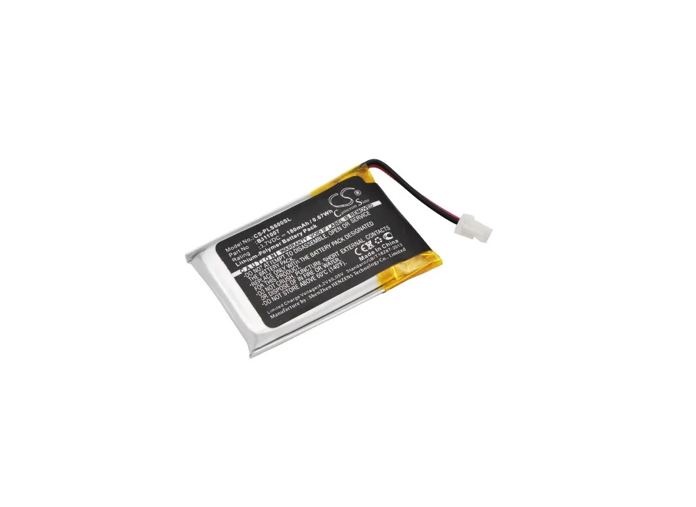 

Cameron Sino 180mAh Battery 452128, 6535801, for Plantronics CS60, HL10