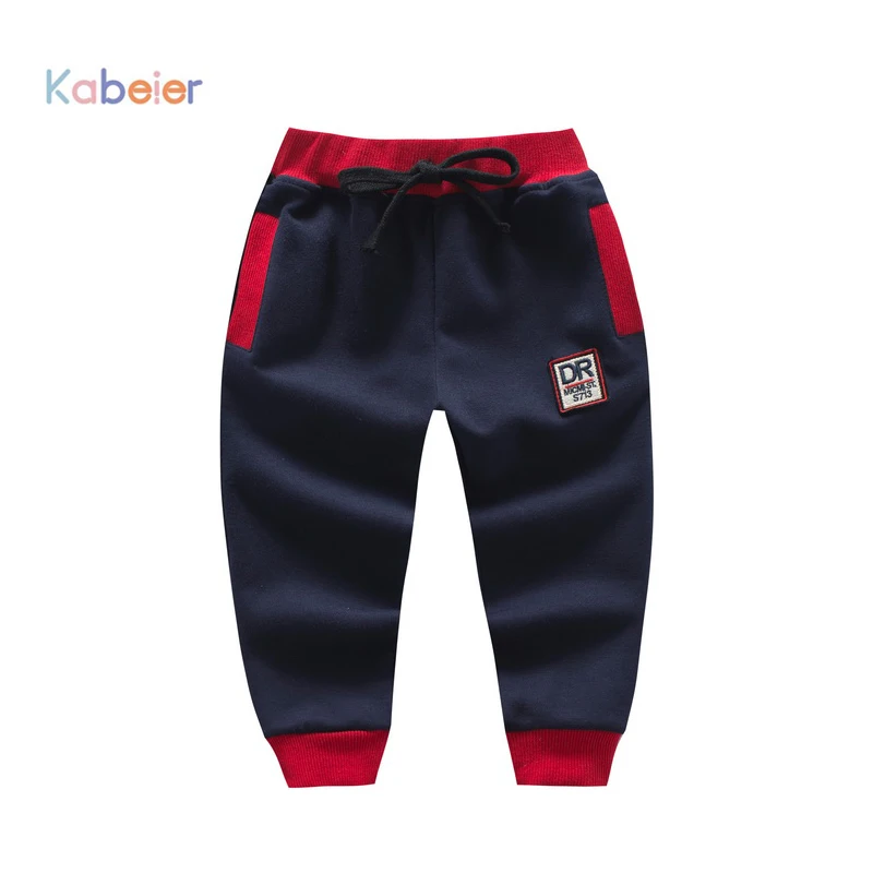 Kabeier/Повседневные детские штаны для девочек брюки маленьких мальчиков длинные