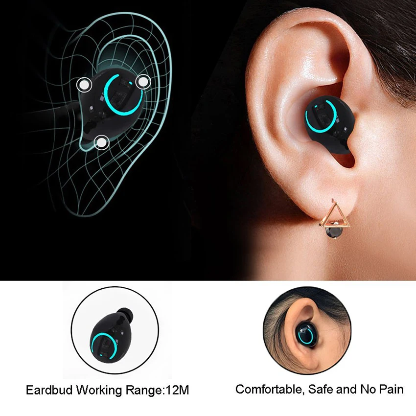 Aimitek Q18 Bluetooth наушники TWS HiFi бас стерео истинные беспроводные гарнитуры с