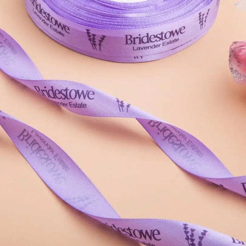 1/4 &quot(15 мм) Фирменная Репсовая лента с буквенным принтом и подарочные ленты для