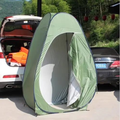 Draagbare Privacy Douche Toilet Camping Pop Up туалетный тент legergroen kleur UV functie Открытый тент/палатка