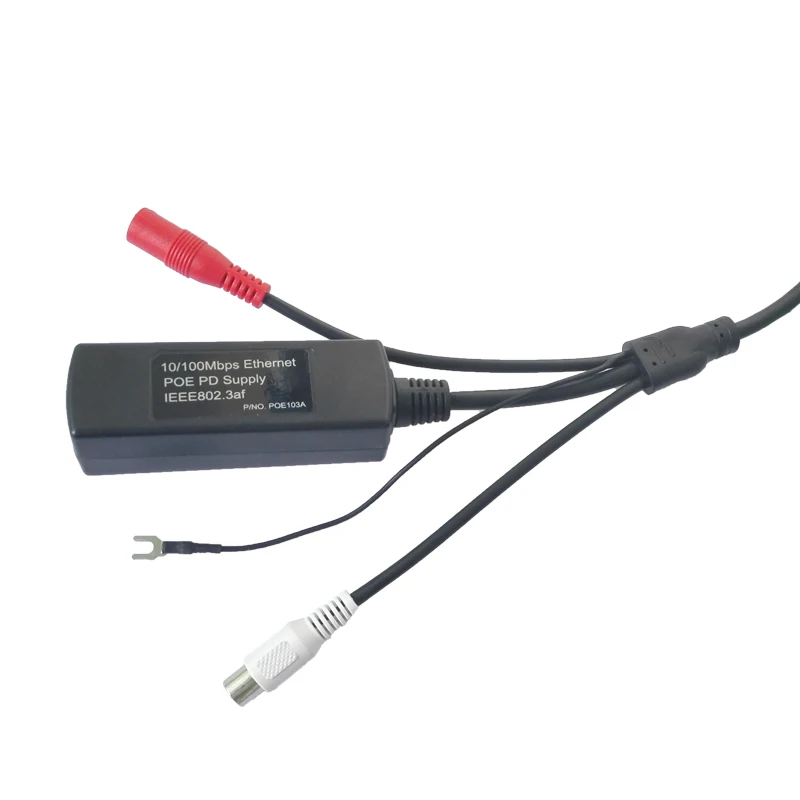 Аудио POE 720P HD 1.0mp IP Камера металл белый 36 шт светодиодов Водонепроницаемый