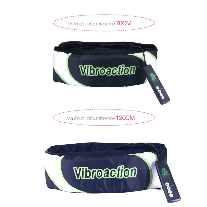 Vibroaction массажер тонкий пояс для массажа талии Электрический телефон вибрирующий