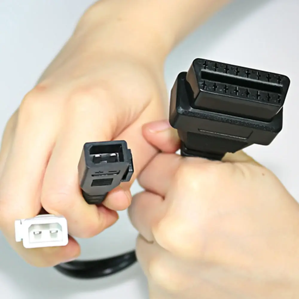 OBDF-AUDI2 + 2 для AUDI 2x2 до 16 Pin OBD автомобиля диагностический кабель 16pin OBD2 Vag ККЛ obdii
