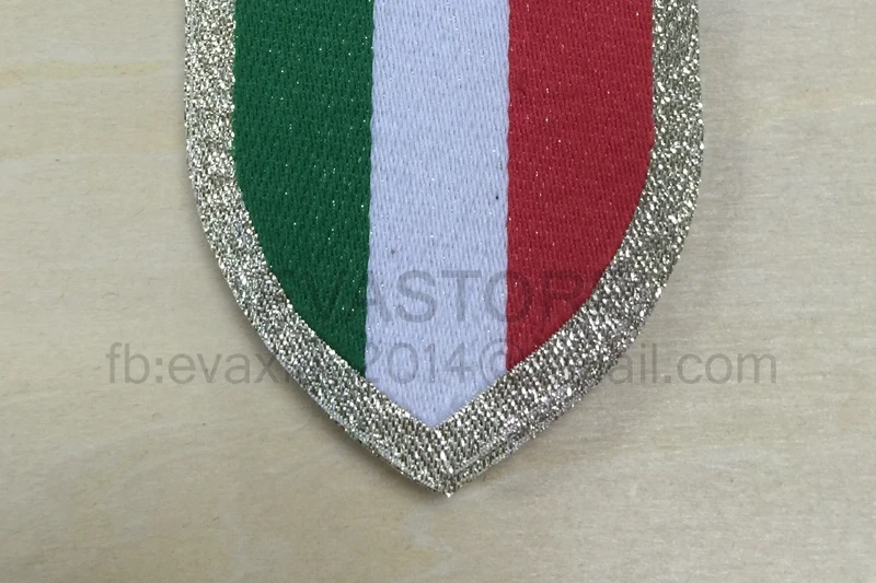 Italia нашивка кальцио 15 16 пластырь красная coppa круглая вставка Scudetto + Итальянская