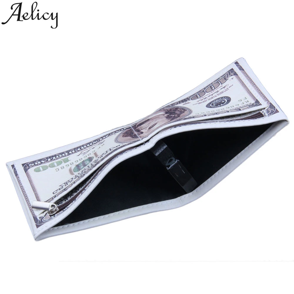 Модные двухскладные кошельки Aelicy для мужчин и женщин кожаные дамские сумочки