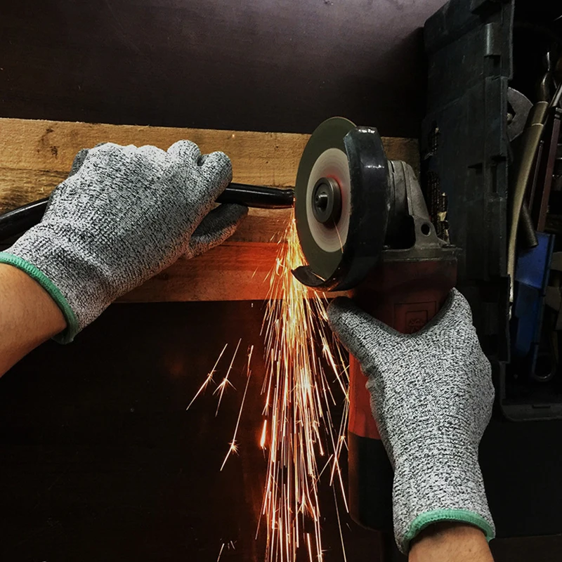 1 пара защитные перчатки защита от ударов нержавеющая сталь Проволочная