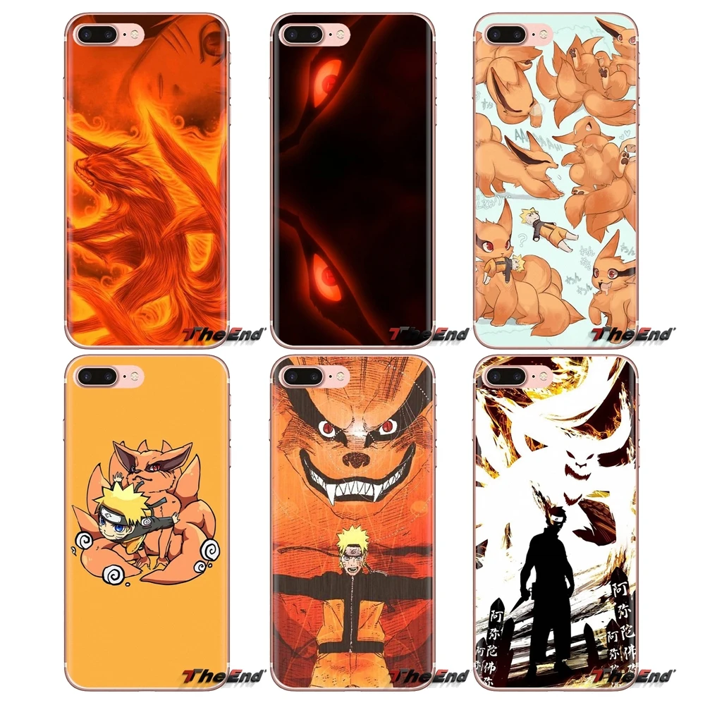 Silicone Skin Case For Oneplus 3T 5T 6T Nokia 2 3 5 6 8 9 230 3310 2.1 3.1 5.1 7 Plus 2017 2018 Uzumaki Naruto and Kurama Kyuubi |