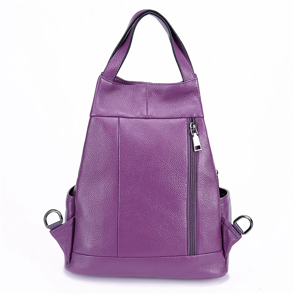 2019 Модный женский рюкзак из натуральной кожи наивысшего качества для